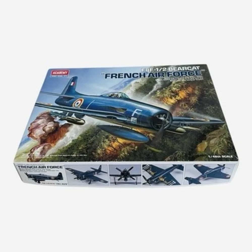 Academy 1/48 F8F-1/2 Bearcat French Air Force Model Kit 12201 NIB
